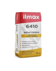 Шпатлевка ilmax Гипсовая старт-финиш 6410 Ilmax