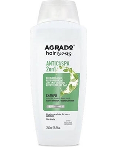 Шампунь для волос Agrado 2 In 1 Anti-Dandruff Shampoo