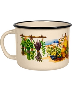 Кружка Лысьвенские эмали Санторини С-0107/4ЖмЭК