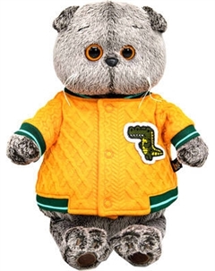 Мягкая игрушка Budi Basa Басик в бомбере с крокодилом / Ks19-263 Budi basa