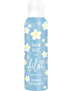 Мыло-пена Bilou Snow Rose для душа