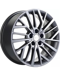 Литой диск Khomen KHW1717 Qashqai 17x7" 5x114.3мм DIA 66.1мм ET 40мм Gray
