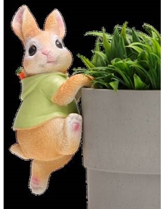 Декор для кашпо Take It Easy Зайчишка с морковкой 10122698 Take it easy