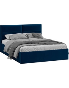 Двуспальная кровать ТриЯ Глосс универсальная с ПМ Тип 1 180x200 и заглушиной Трия