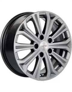 Литой диск Khomen KHW1610 Kia 16x6.5" 5x114.3мм DIA 67.1мм ET 41мм Gray