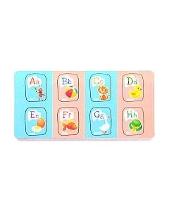 Развивающая игрушка Paremo Вкладыши. Алфавит английский с картинками / PE720-171