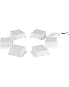 Комплект точечных светильников ЭРА SPO-646-3-4K-W6 / Б0063062 Эра