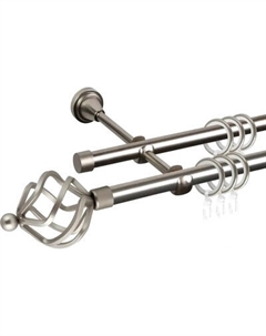 Карниз для штор АС ФОРОС Grace D19Г/19Г + наконечники Булава Ас форос