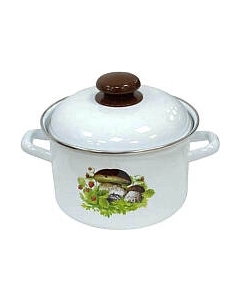 Кастрюля Лысьвенские эмали Грибная поляна / С-1612 АП2/4