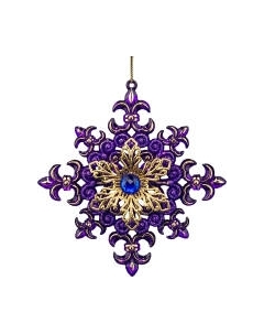 Елочная игрушка Erich Krause Decor. Снежинка чарующий Восток / 58928 Erich krause