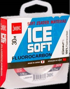 Леска флюорокарбоновая Lucky John Ice Soft Fluorocarbon 030/023 / LJ5026-023 Lucky john