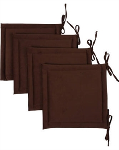 Комплект подушек на стул BIO-LINE Кабрио с завязками 40x40 / PKK Bio-line