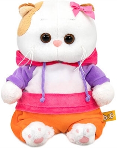 Мягкая игрушка Budi Basa Кошечка Ли-Ли Baby в костюмчике в стиле спорт-шик / LB-153 Budi basa