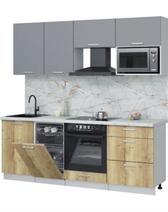 Кухонный гарнитур Интерлиния Мила Лайт 2.15-ПМ4