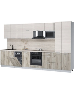 Кухонный гарнитур Интерлиния Мила Лайт 3.6-ПМ4