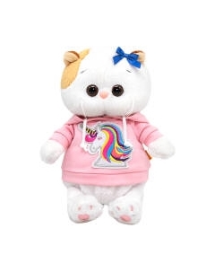 Мягкая игрушка Budi Basa Кошечка Ли-Ли Baby в худи с единорогом / LB-130 Budi basa