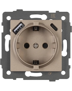 Розетка Arlight SCT-MUAC-PL-GD-V / 049832