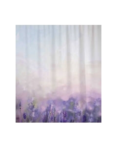 Шторка-занавеска для ванны JoyArty Сиреневые цветы / sc_39833 Joyarty