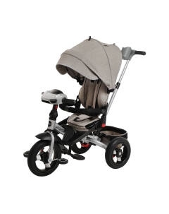 Трехколесный велосипед с ручкой Moby Kids Leader 360 12x10 AIR / 641487 Moby kids