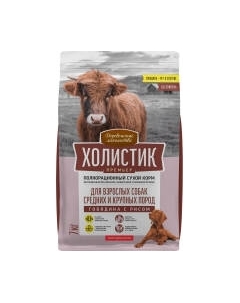 Сухой корм для собак Деревенские лакомства Холистик Премьер. Говядина с рисом
