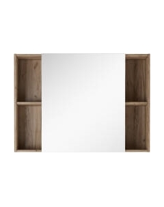 Шкаф с зеркалом для ванной Домино Craft 100