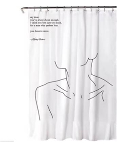 Шторка-занавеска для ванны ILLU 180x180 / LH2431950 Illu