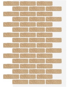 Фасадная панель АМК Клинкер цвет 101 Амк