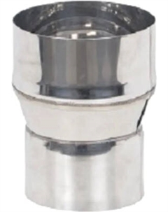 Переходник для дымохода Везувий AISI 304 0.8 д.160х150 L-100