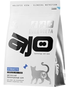 Сухой ветеринарный корм для кошек AJO Vet Dieta Struvite Ajo