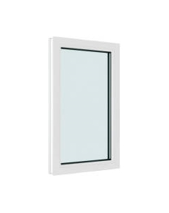 Окно ПВХ Brusbox Одностворчатое Глухое 3 стекла