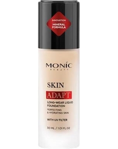 Тональный крем Monic Beauty Skin Adapt! тон 02 Ivory Beige Monic beauty