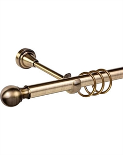 Карниз для штор АС ФОРОС Grace D19Г + наконечники Шар Стюард Ас форос