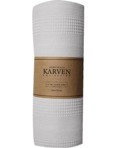 Покрывало Karven Pure Simple Пике Евро 210x235 / PL989 Gri