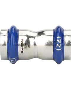 Муфта Varmega Inox Press 22 двухраструбная / VM701002222