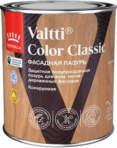 Лазурь для древесины Tikkivala Valtti Color Classic EC