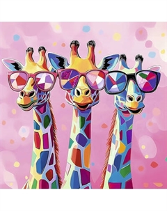 Набор алмазной вышивки Феникс+ Три жирафа / 71435 Feniks