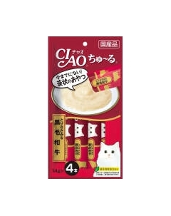 Лакомство для кошек Inaba Чао-Чуру Пюре со вкусом куриного филе с телятиной