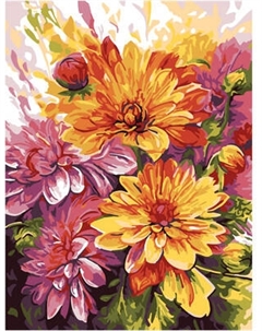 Картина по номерам Lori Осенний букет / Кпн-306