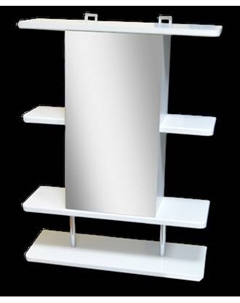 Шкаф с зеркалом для ванной Гамма 10/1