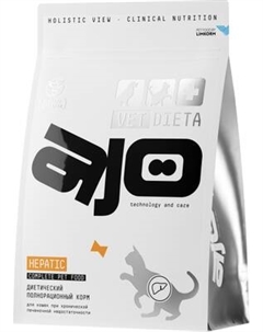 Сухой ветеринарный корм для кошек AJO Vet Dieta Hepatic Ajo