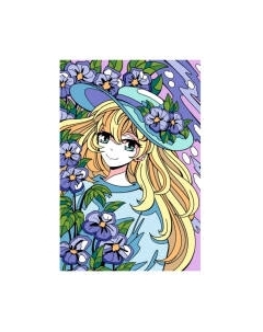 Картина по номерам Lori Цветочная любовь / Ркн-115