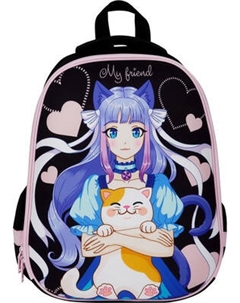 Школьный рюкзак ArtSpace School Friend. Cool Girl / Uni_17798 Artspace