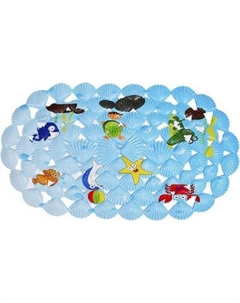 Коврик на присосках ILLU Антискользящий ПВХ 67x36 / xb2440806 Illu