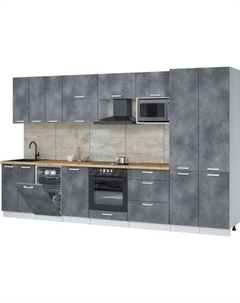 Кухонный гарнитур Интерлиния Мила Лайт 3.5-ПМ4