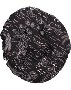 Подушка на стул BIO-LINE Рогожка круглая с 4 завязками и 4 точками 40x40 / PRKR4 Bio-line