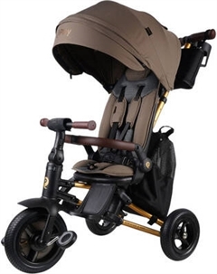 Трехколесный велосипед с ручкой QPlay S702 Sprinter S Max Brown Qplay