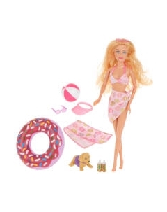 Кукла с аксессуарами Defa Lucy Пляжный отдых / 8473