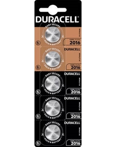 Комплект батареек Duracell CR2016 Lithium 3V