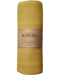 Покрывало Karven Pure Simple Пике Евро 210x235 / PL989 Olive