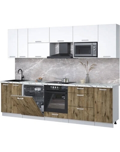 Кухонный гарнитур Интерлиния Мила Лайт 2.8-ПМ2